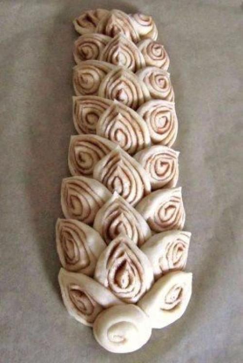 Рулет - плетёнка.  Ингредиенты: 06