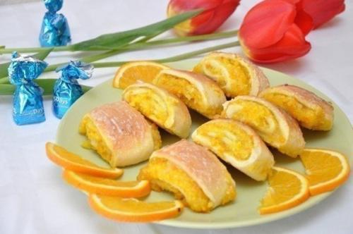 Мягкие апельсиновые печенья. 08