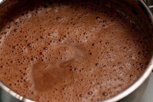 Горячий банановый коктейль с шоколадом. 03 Горячий банановый коктейль с шоколадом. 03