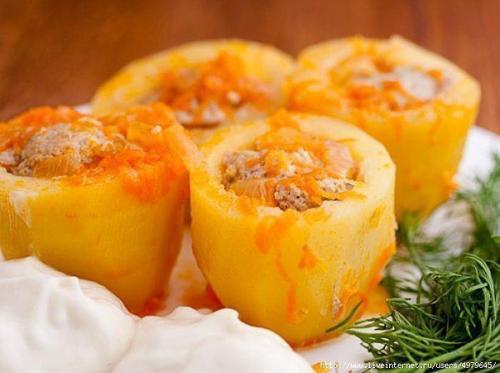 6 рецептов фаршированной картошки. 05 6 рецептов фаршированной картошки. 05