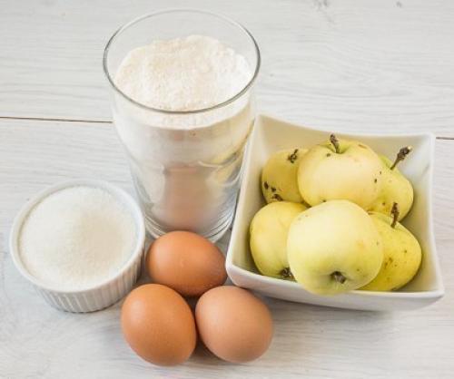 Классическая яблочная шарлотка. 01 Классическая яблочная шарлотка. 01