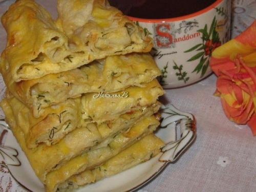Лепешки из лаваша с сыром и укропом к завтраку - подавать с Пылу - Жару.