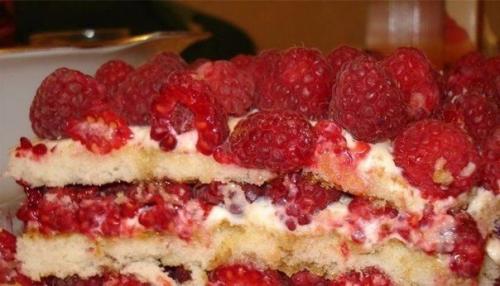 Домашний торт Малиновое Счастье.