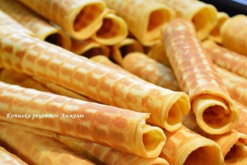 Тонкие хрустящие вафли (любимый рецепт. 02