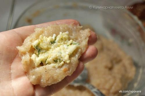 Котлеты с очень вкусной начинкой! 03