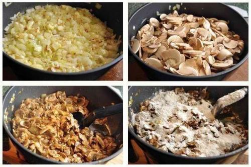 Жульен из шампиньонов. 03 Жульен из шампиньонов. 03