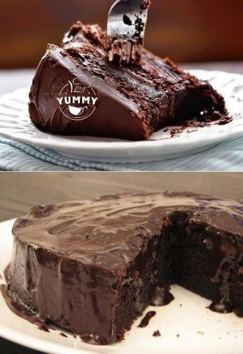 Супер - влажный шоколадный торт (без яиц). Супер - влажный шоколадный торт (без яиц).