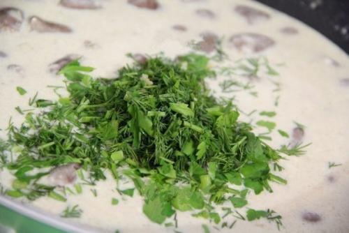 Куриные сердечки в сырном соусе. 06 Куриные сердечки в сырном соусе. 06