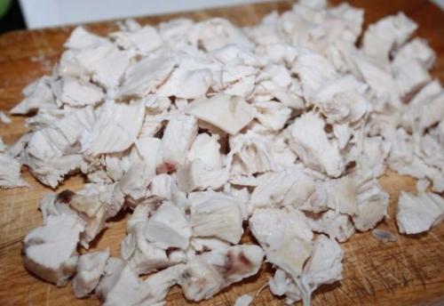 Курица с брокколи, запеченная под сливочным соусом. 03 Курица с брокколи, запеченная под сливочным соусом. 03