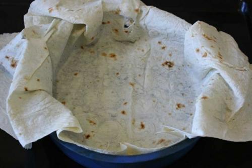 Сырный пирог из лаваша с зеленью. 04 Сырный пирог из лаваша с зеленью. 04