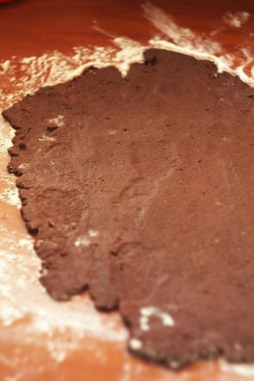 Шоколадное печенье с яблочным джемом. 04 Шоколадное печенье с яблочным джемом. 04