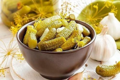 Детские маринованные огурчики.