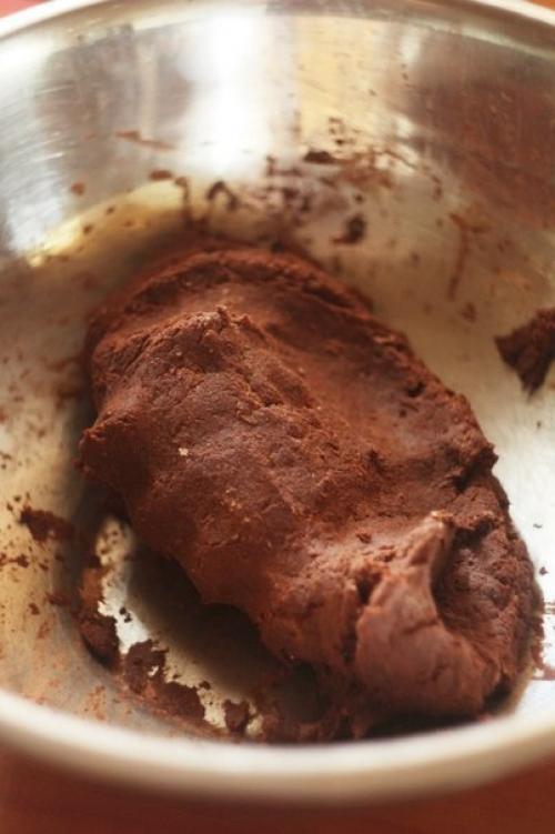 Шоколадное печенье с яблочным джемом. 03 Шоколадное печенье с яблочным джемом. 03