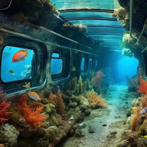 США сбросили тысячи вагонов метро в океан. 01