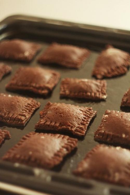 Шоколадное печенье с яблочным джемом. 06 Шоколадное печенье с яблочным джемом. 06