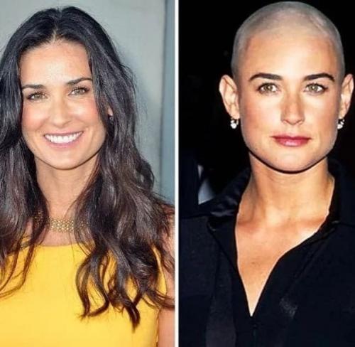 Актрисы которые побрили голову ради роли в фильме. 03