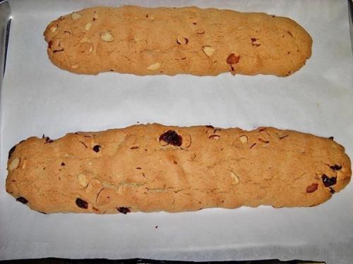 Бискотти с миндалем и клюквой. 03 Бискотти с миндалем и клюквой. 03