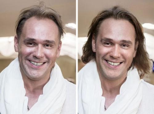 В том случае, если бы у наших знаменитых мужчин были бы длинные волосы! 02