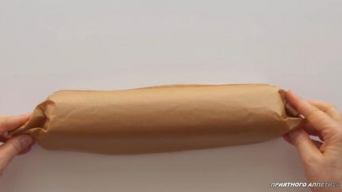 Бисквитный рулет нежный. 04 Бисквитный рулет нежный. 04