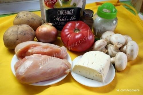 Куриная запеканка по-французски. 01 Куриная запеканка по-французски. 01