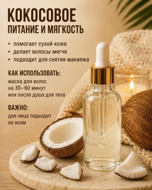 Иногда одно хорошее масло делает для кожи и волос больше, чем целая полка баночек. 04