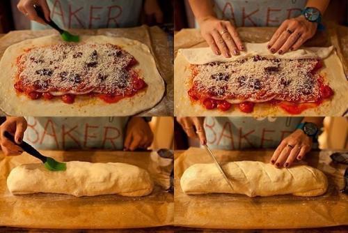 Стромболи / пицца в рулете. 06