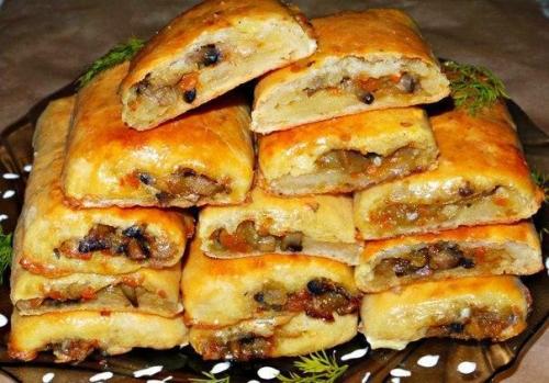 Картофельные рулетики с грибами. 02 Картофельные рулетики с грибами. 02