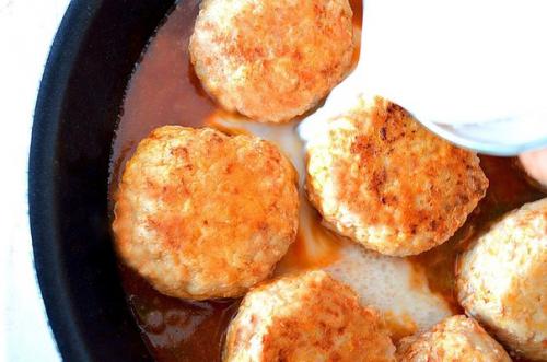 Тефтельки с подливкой по-детсадовски. 07 Тефтельки с подливкой по-детсадовски. 07