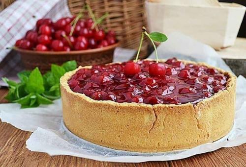 Пирог с творогом и вишней? 04 Пирог с творогом и вишней? 04