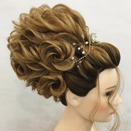 Ошеломляющие вечерние прически. 08