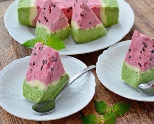 Торт - мороженое Арбуз. Торт - мороженое Арбуз.