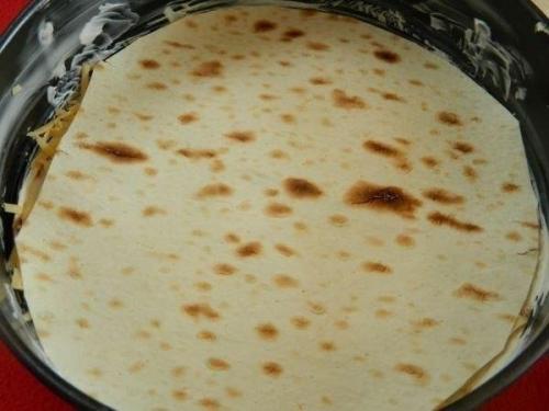 Пирог из лаваша с сыром. 03