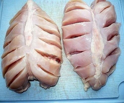 Запеченная куриная грудка. 01 Запеченная куриная грудка. 01
