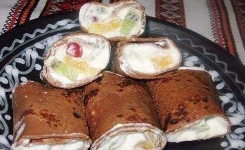 Топ - 6 рецептов сладких блинов.