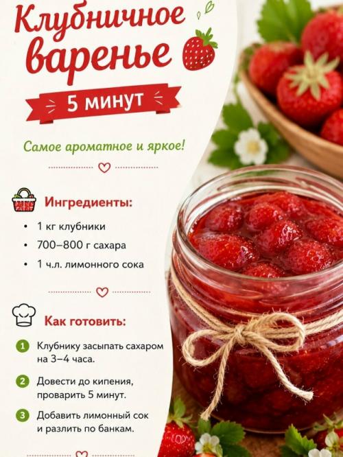 Лето - это запах ягод, банки с вареньем и вкус детства. 01