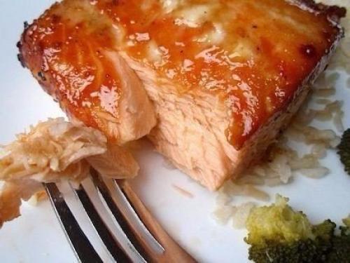 Запеченная семга в духовке. Запеченная семга в духовке.