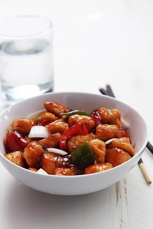 Курица в кисло-сладком соусе. 01