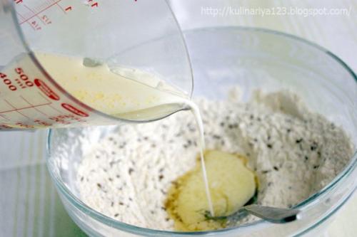 Крекеры с семенами льна. 03