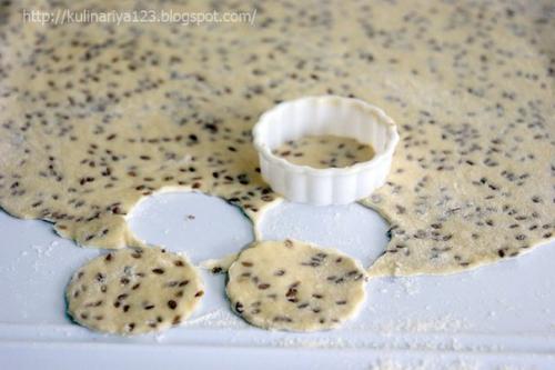 Крекеры с семенами льна. 07