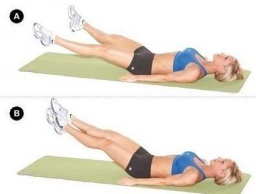 Мы убираем жир с низа живота (упражнения: