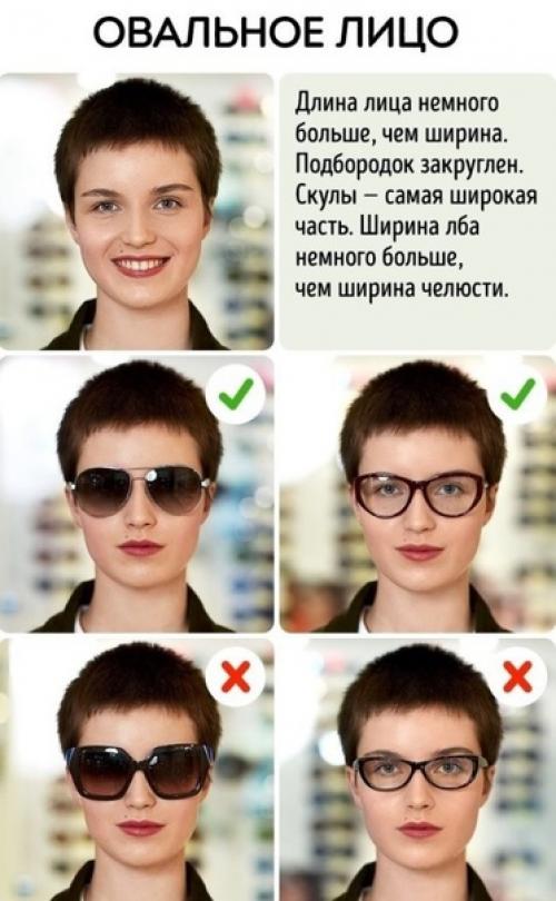 Очки, которые идеально подойдут вашему типу лица. 01 Очки, которые идеально подойдут вашему типу лица. 01