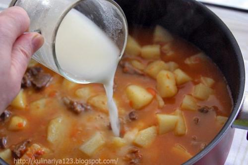 Картошечка, тушенная с мясом (как в д/садике). 07 Картошечка, тушенная с мясом (как в д/садике). 07