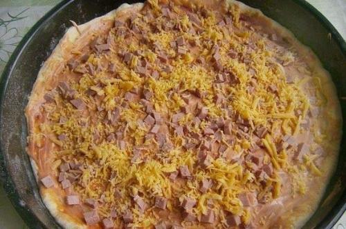 Пицца с ветчиной по-итальянски. 05 Пицца с ветчиной по-итальянски. 05