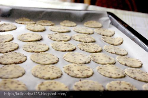 Крекеры с семенами льна. 08