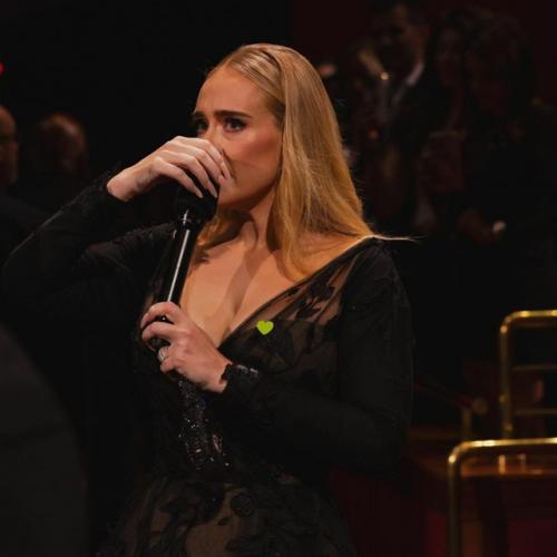 Адель выступила в Лас-вегасе в платье Valentin Yudashkin. 02