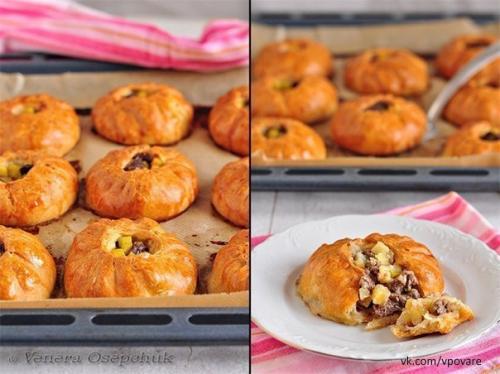 Вак балиш (маленькие пироги с мясом и картошкой. Вак балиш (маленькие пироги с мясом и картошкой.