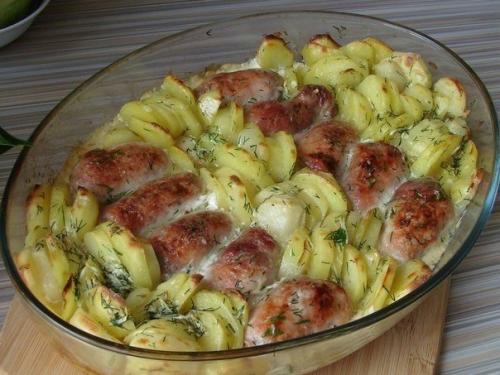 Мясные рулетики с картошкой в сливках. Мясные рулетики с картошкой в сливках.