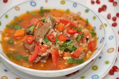 Суп харчо.  Ингредиенты: Суп харчо.  Ингредиенты: