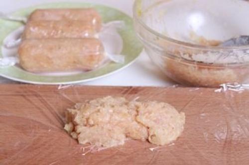 Домашние сосиски из курицы. 04 Домашние сосиски из курицы. 04