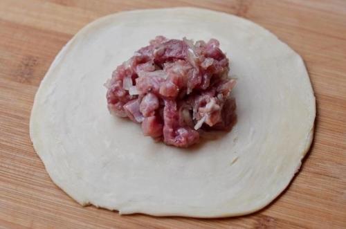 Самса узбекская слоеная. 03